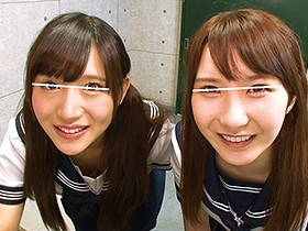 いたずら生徒の性悪Wフェラ　サンプル画像07